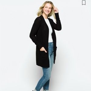 Ellia Textured Cardigan, M